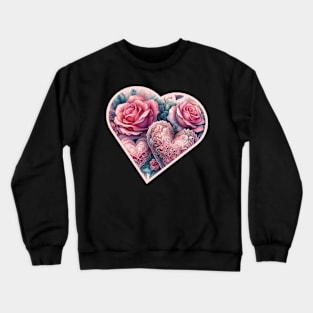 Roseate Embrace Crewneck Sweatshirt